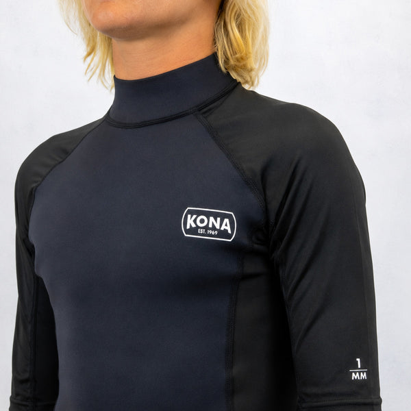 Go 1.5MM Neostretch S/S Jacket Mens Wetsuit Top - Black