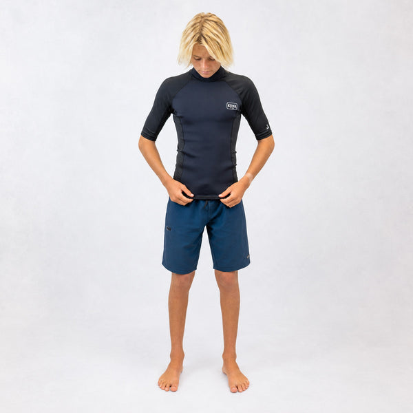 Go 1.5MM Neostretch S/S Jacket Mens Wetsuit Top - Black
