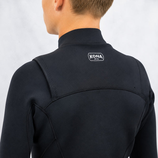 Drift 3/2MM GBS Frontzip L/S Mens Full Wetsuit - Black
