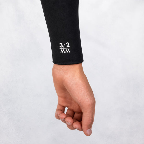 Drift 3/2MM GBS Frontzip L/S Mens Full Wetsuit - Black