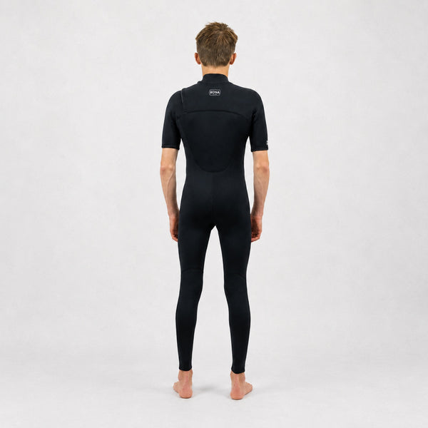 Drift 3/2MM GBS Frontzip S/S Mens Full Wetsuit - Black