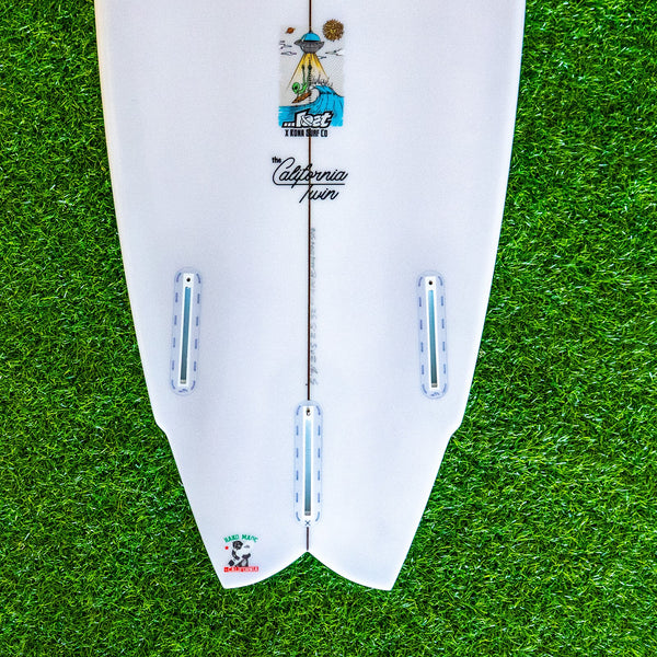 Lost Mr X Mayhem Califonia Twin Surfboard - White