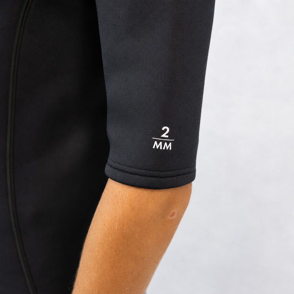All Day 2MM Neo S/S Jacket Mens Wetsuit Top - Black