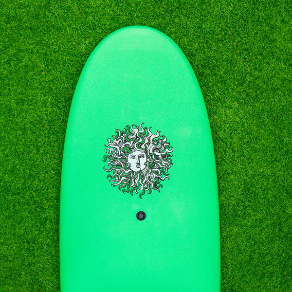Plantain - Soft Top Foam Surfboard - Includes Leash and Fins - For the Birds
