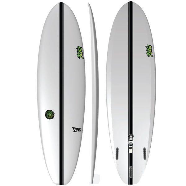 Mini Buddha EPS Truelite Series Surfboard - Clear/Green