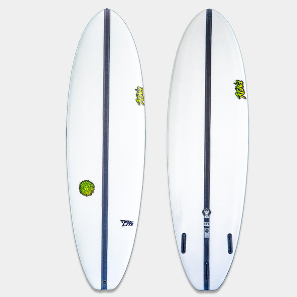 Mini Buddha EPS Truelite Series Surfboard - Clear/Green