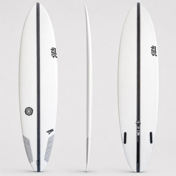 Old School EPS Truelite Series Surfboard - Clear/White