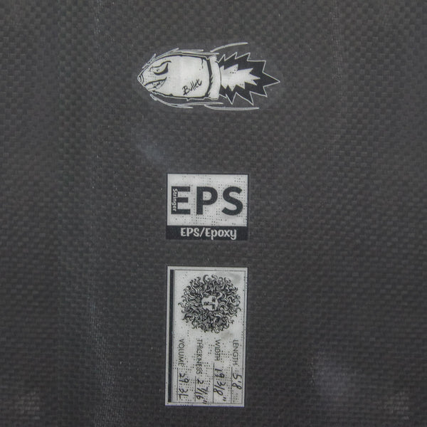 Bullet 2.0 EPS Dark Phantom Series Surfboard - Black/Blue