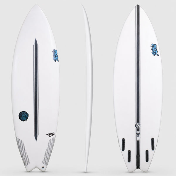 Kai 2.0 EPS Truelite Series Surfboard - Clear/Blue