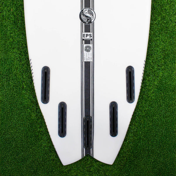Kai 2.0 EPS Truelite Series Surfboard - Clear/Red