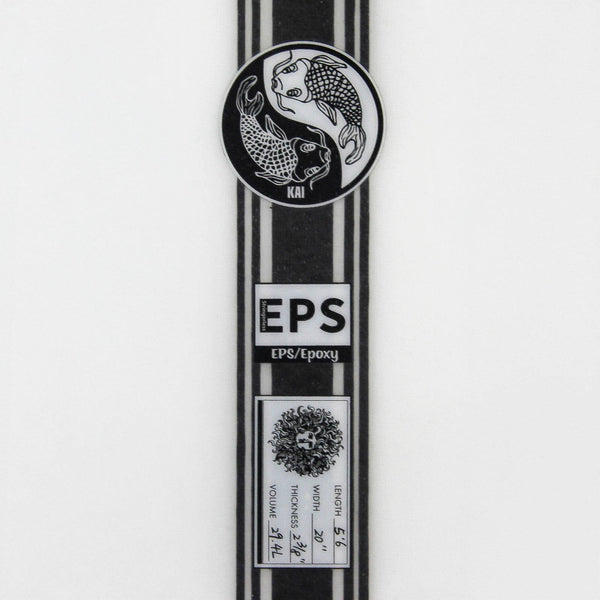 Kai 2.0 EPS Truelite Series Surfboard - Clear/White