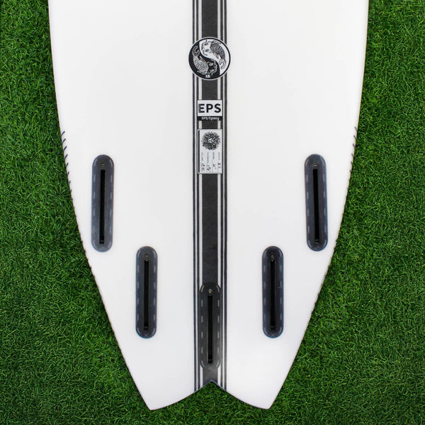 Kai 2.0 EPS Truelite Series Surfboard - Clear/White