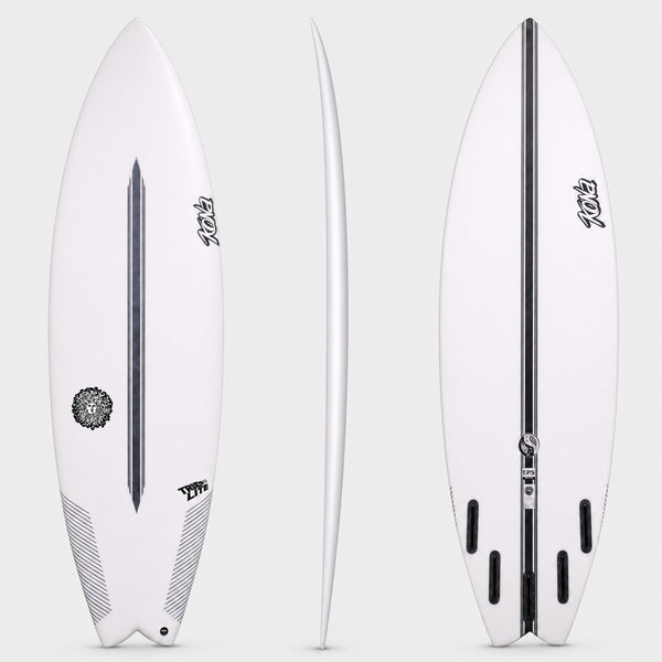 Kai 2.0 EPS Truelite Series Surfboard - Clear/White