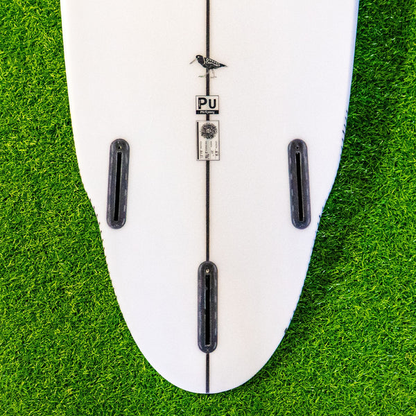 Oyster Catcher PU Series Surfboard - Clear/White