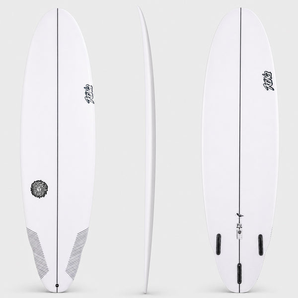 Oyster Catcher PU Series Surfboard - Clear/White