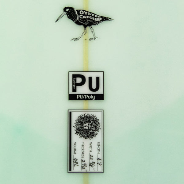 Oyster Catcher PU Series Surfboard - Columbia Blue