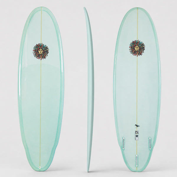 Oyster Catcher PU Series Surfboard - Columbia Blue