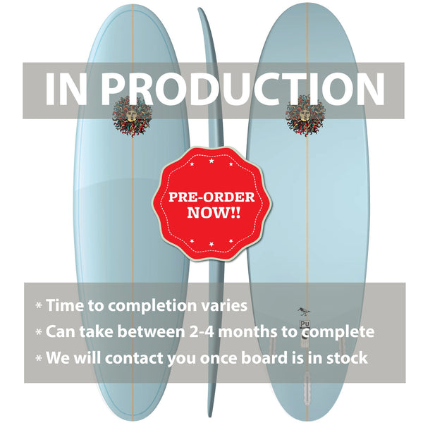 Oyster Catcher PU Series Surfboard - Columbia Blue