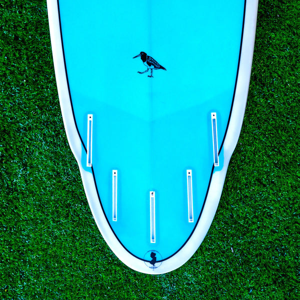 Oyster Catcher PU Series Surfboard - Grey/Teal