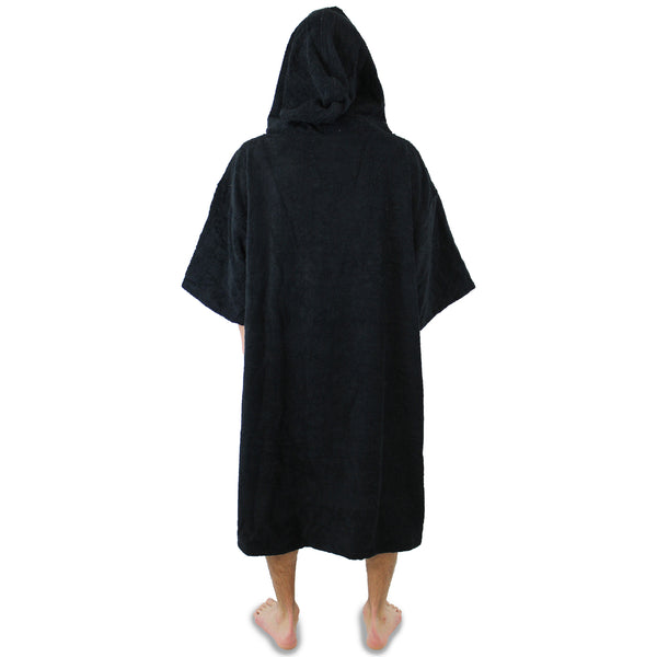 Changing Towel Surf Poncho - Black