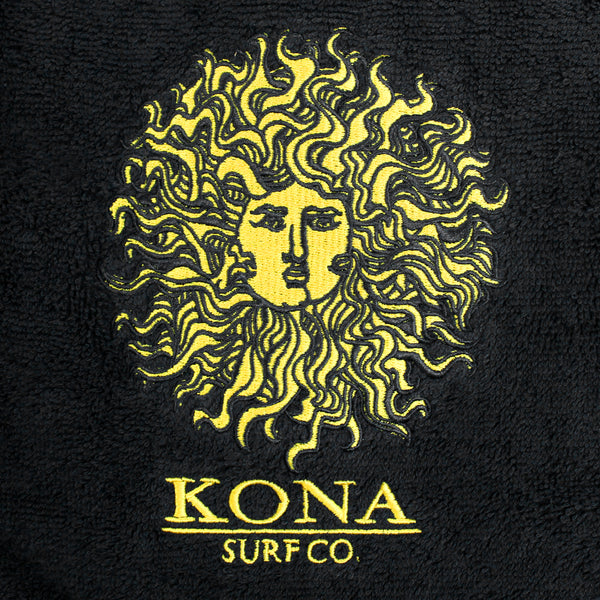 Changing Towel Surf Poncho - Black