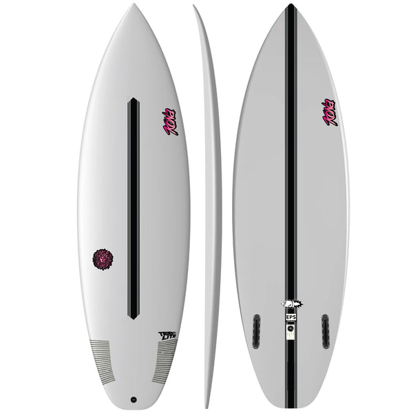 Bullet 2.0 EPS TrueLite Series Surfboard - Clear/Pink