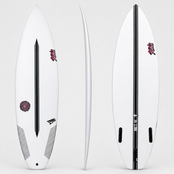 Bullet 2.0 EPS TrueLite Series Surfboard - Clear/Pink