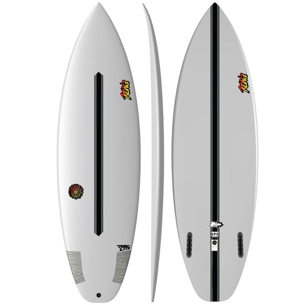 Bullet 2.0 EPS TrueLite Series Surfboard - Clear/Red