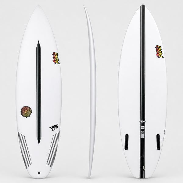 Bullet 2.0 EPS TrueLite Series Surfboard - Clear/Red
