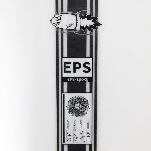Bullet 2.0 EPS TrueLite Series Surfboard - Clear/White