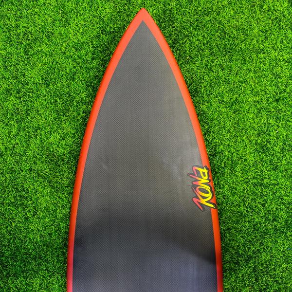 Slingshot EPS Dark Phantom Series Surfboard - Black/Red