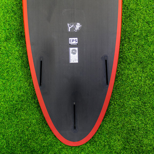 Slingshot EPS Dark Phantom Series Surfboard - Black/Red