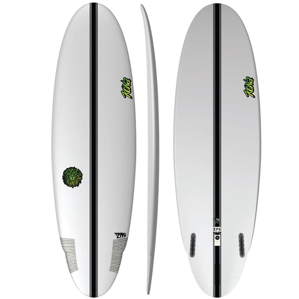 Oyster Catcher EPS Truelite Surfboard - Clear/Green