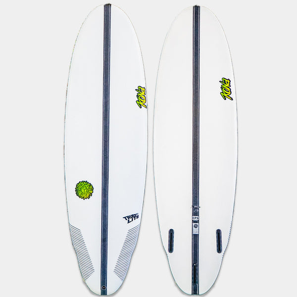 Oyster Catcher EPS Truelite Surfboard - Clear/Green