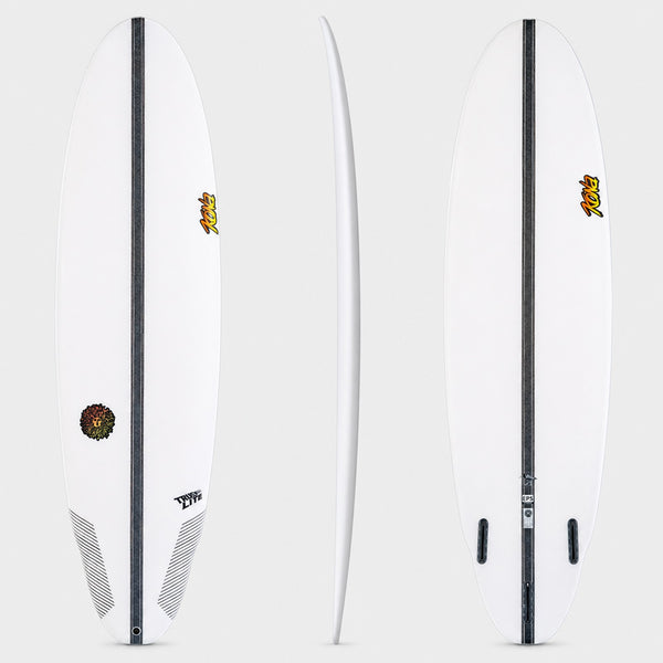 Oyster Catcher EPS Truelite Surfboard - Clear/Red