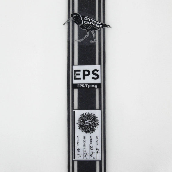 Oyster Catcher EPS Truelite Surfboard - Clear/White
