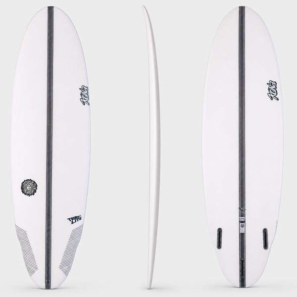 Oyster Catcher EPS Truelite Surfboard - Clear/White