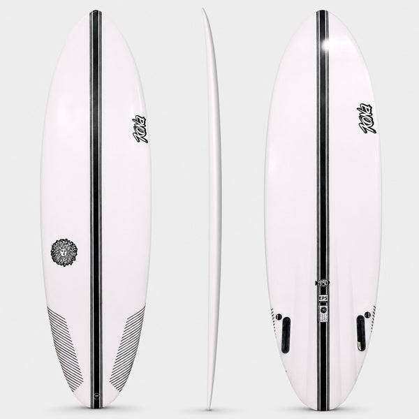 ZoSO EPS Truelite Series Surfboard - Clear/White