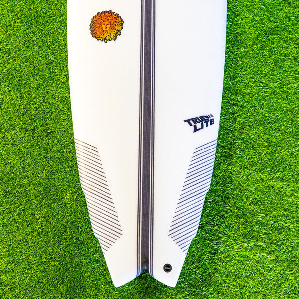 ZEN XL EPS Truelite Series Surfboard - Clear/Red