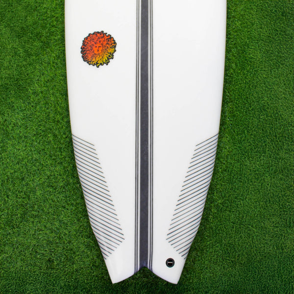 ZEN XL EPS Truelite Series Surfboard - Clear/Red