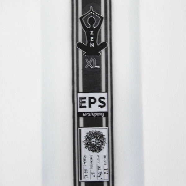 ZEN XL EPS Truelite Series Surfboard - Clear/Red