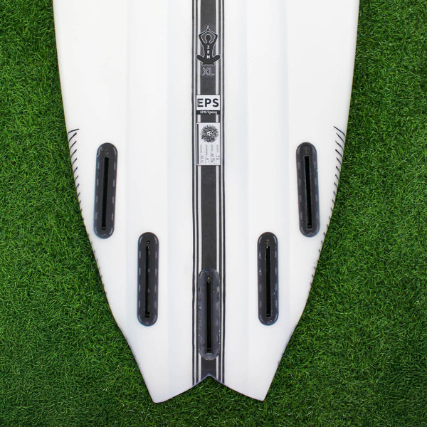 ZEN XL EPS Truelite Series Surfboard - Clear/Red