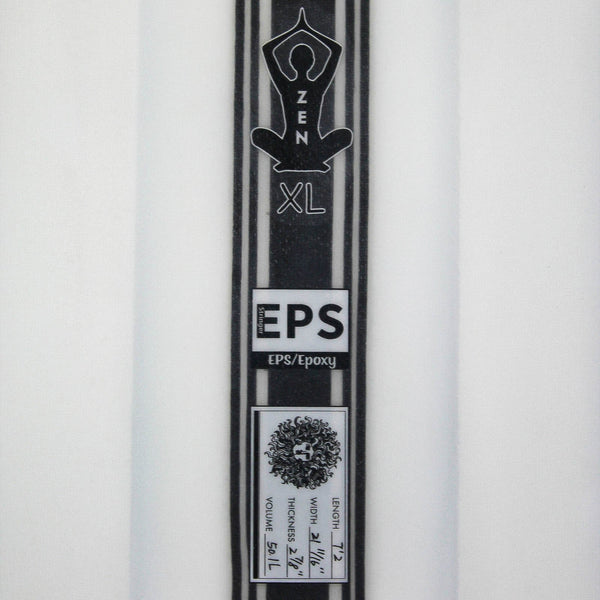 ZEN XL EPS Truelite Series Surfboard - Clear/White