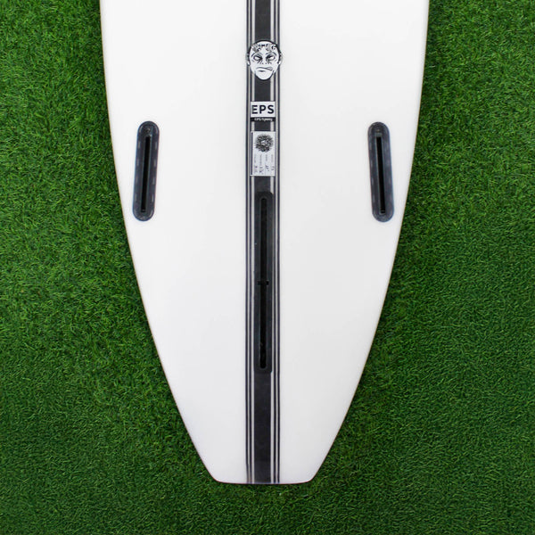 Hyper Mike EPS Truelite Series Surfboard - Clear/White