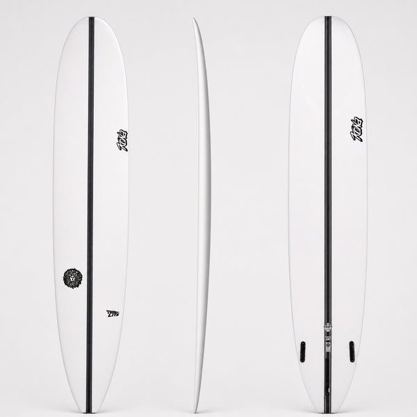 Hyper Mike EPS Truelite Series Surfboard - Clear/White