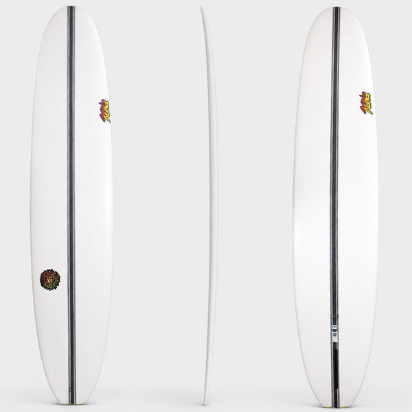 Hang Glider EPS Truelite Surfboard - Clear/Red