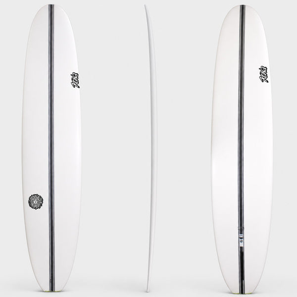 Hang Glider EPS Truelite Surfboard - Clear/White