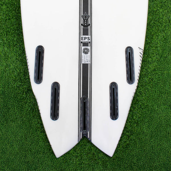 Zen EPS Truelite Series Surfboard - Clear/White