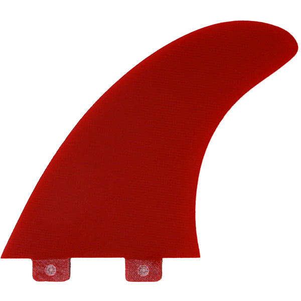 Two Tab (3 Fin) Shortboard Fins - Fiberglass Red