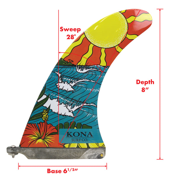 Classic Single Longboard Fins